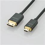 ELECOM（エレコム） スーパースリムHDMIケーブル（マイクロ-ミニ） DH-HD14EMU15BK