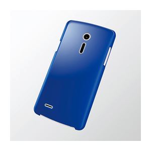 エレコム au LGL22用シェルカバー(ディープブルー) PA-LGL22PVBUD