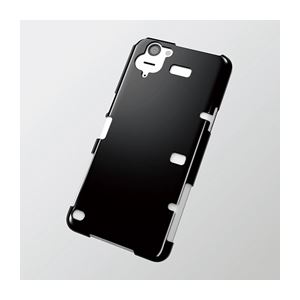 ELECOM（エレコム） au SHL23用シェルカバー／ブラック PA-SHL23PVBK