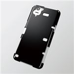 ELECOM（エレコム） au SHL23用シェルカバー／ブラック PA-SHL23PVBK