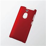 ELECOM（エレコム） docomo F-01F用シェルカバー（ラバーレッド） PD-F01FPVRRD