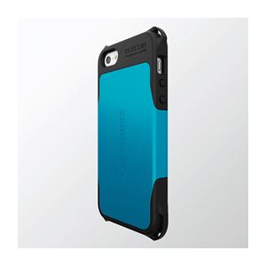 ELECOM（エレコム） iPhone5／5s用ZERO SHOCKケース（ブルー） PS-A12ZEROBU