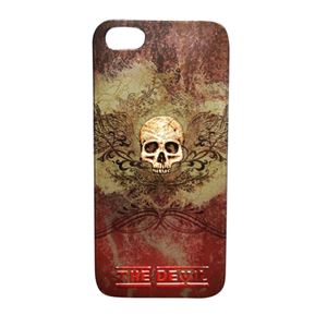 ブライトンネット iPhone5／5s用スカルケース スカルレッド BI-IPVSKULLS／R