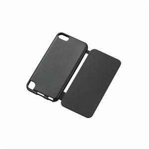 ELECOM（エレコム） iPodtouch2012／13フラップソフトケースブラック AVA-T13UCFBK