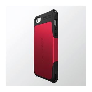 ELECOM（エレコム） iPhone5／5s用ZERO SHOCKケース（レッド） PS-A12ZERORD
