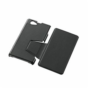 ELECOM（エレコム） docomo SO-02F用ソフトレザーカバー・スタンド PD-SO02FPLFSBK