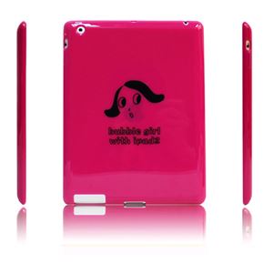 icover TPUシリーズ iPad2用ケース レッド AS-IA2T-R