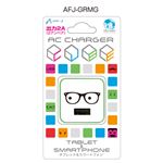 エアージェイ USBポートACフェイス充電器 2A GR メガネ AFJ-GRMG