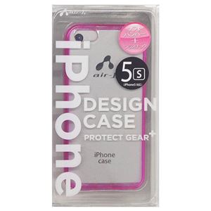 エアージェイ 2013年 NEW iPhoneケース ソフトバンパーケース PK AC-5S-TPPK