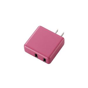 ELECOM（エレコム） スマートフォン・タブレット用AC充電器（2出力・合計2A） MPA-ACUA0020PN