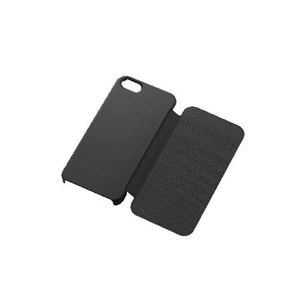 ELECOM（エレコム） iPhone 5s／5用シェルカバー・フラップ／ブラック PS-A12PVFBK
