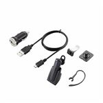 ELECOM（エレコム） ホルダー付Bluetoothヘッドセット LBT-HS08HMPBK