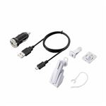 ELECOM（エレコム） ホルダー付Bluetoothヘッドセット LBT-HS08HMPWH