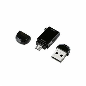 ELECOM（エレコム） スマホ・タブレット用USB3.0メモリ（E） MF-SAU316GBK／E