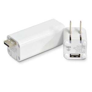 日本トラストテクノロジー 3000mAhモバイルバッテリー My Battery 2 in 1 ホワイト MB2IN1WH