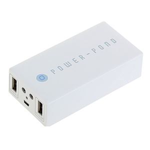 ルックイースト 6800mAh リチウムイオンバッテリー New Power-Pond Mini LE-UBT68P-WH