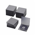 ELECOM（エレコム） Blu-ray／DVD／CDケース（スリム／PP／1枚収納） CCD-JPCS50CBK