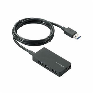 ELECOM（エレコム） USB3.0対応ACアダプタ付き4ポートUSBハブ U3H-A408SBK