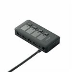 ELECOM（エレコム） USB3.0対応個別スイッチ付き4ポートUSBハブ U3H-S409SBK