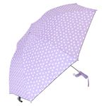 サンコー 折りたたみファンブレラ ライトパープル CLGFANP6