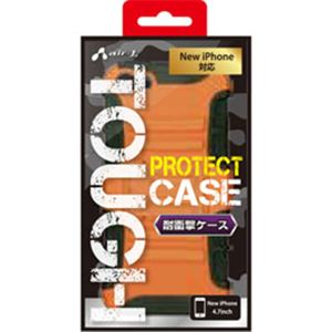 エアージェイ iPhone6（4.7inch） 耐衝撃ケース Orange AC-P47-SG OR