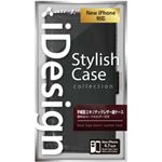 エアージェイ iPhone6（4.7inch） 手帳型アニマル柄PUケース AC-P47-SB BK