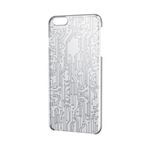ELECOM（エレコム） iPhone 6 Plus用シェルカバー／シルバー PM-A14LPVAT03