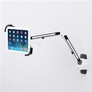 サンワサプライ　7〜11インチ対応iPad・タブレット用アーム(壁面用)　CR-LATAB11