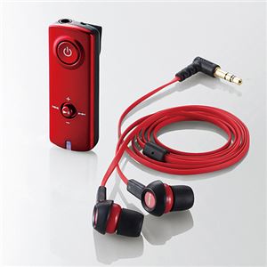 ELECOM（エレコム）　AAC対応BT Audio Receiver (イヤホン付)　LBT-PHP150RD