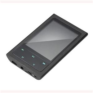 グリーンハウス 8GB内蔵メモリー搭載MP3プレーヤー　「KANARS」 ブラック GH-KANARS-8GK