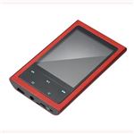 グリーンハウス 8GB内蔵メモリー搭載MP3プレーヤー　「KANARS」　レッド GH-KANARS-8GR
