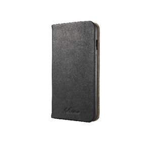 ELECOM（エレコム）　iPhone 6 Plus用ソフトレザーカバー横フラップ　PM-A14LPLFYBK
