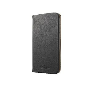 エレコム　iPhone 6 Plus用ソフトレザーカバースタンド　PM-A14LPLFSBK