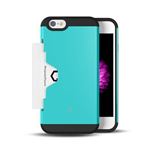 PHONE FOAM Golf Fit カード収納機能付 for iPhone6ケース エメラルド PHFGLFIP6-EM