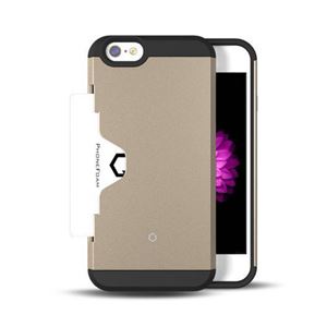 PHONE FOAM Golf Fit カード収納機能付 for iPhone6ケース シャンパンゴールド PHFGLFIP6-CG