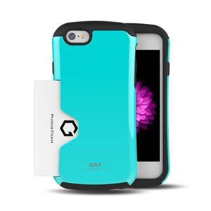 PHONE FOAM Golf Original カード収納機能付 for iPhone6ケース エメラルド PHFGLOIP6-EM