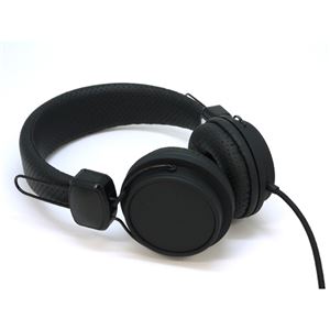 【訳あり・在庫処分】オーセラス販売 スマートフォン通話機能付 デザインヘッドホン ブラック H-20BK