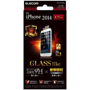 エレコム iPhone 6用フィルム／ガラスライク PM-A14FLHPAG