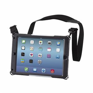 エレコム iPadair2用ベルト付ZeroshockHardケース TB-A14HVSV