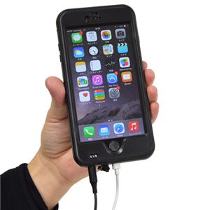 サンコー 防水＆耐ショックケース for iPhone 6 Plus ブラック WTPSUWT7