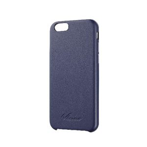 エレコム iPhone 6 用ソフトレザーカバー オープン PM-A14PVLBU