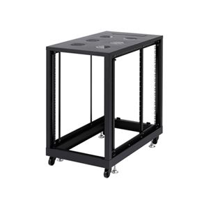 サンワサプライ 19インチサーバーラックパネルなし（18U） CP-SVN1810NPBK