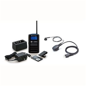 ゴールデンダンス 阿吽E-S／MS+MS50（マイク小タイプ2.5mmジャック） 骨伝導イヤホン+モトローラ用特定省電力トランシーバー MS50（黒色）セット GD-AE230-MS+MS50