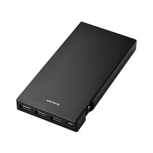 エレコム タブレット・スマートフォン用モバイルバッテリー DE-M01L-9045BK
