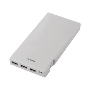 エレコム タブレット・スマートフォン用モバイルバッテリー DE-M01L-9045WH