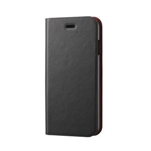 エレコム iPhone 6用ソフトレザーカバー（薄型） PM-A14PLFUBK