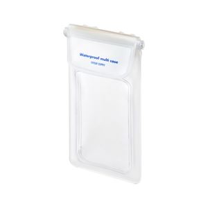 サンワサプライ スマートフォン防水ケース（ホワイト） PDA-SPCWP1W