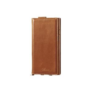エレコム iPhone 6用レザーカバー（本革） PM-A14PLFHBR
