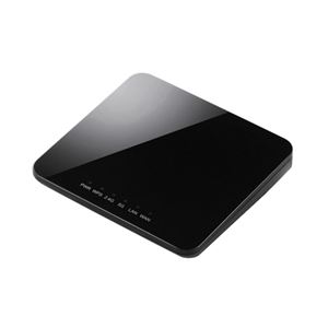 エレコム 11ac 433Mbps ギガ対応ホテルルーター WRH-733GBK