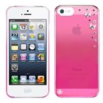 Bling My Thing iPhone 5s／5 Pink Metallic Mirror Butterflies Light Rose BMT22-16-09-41